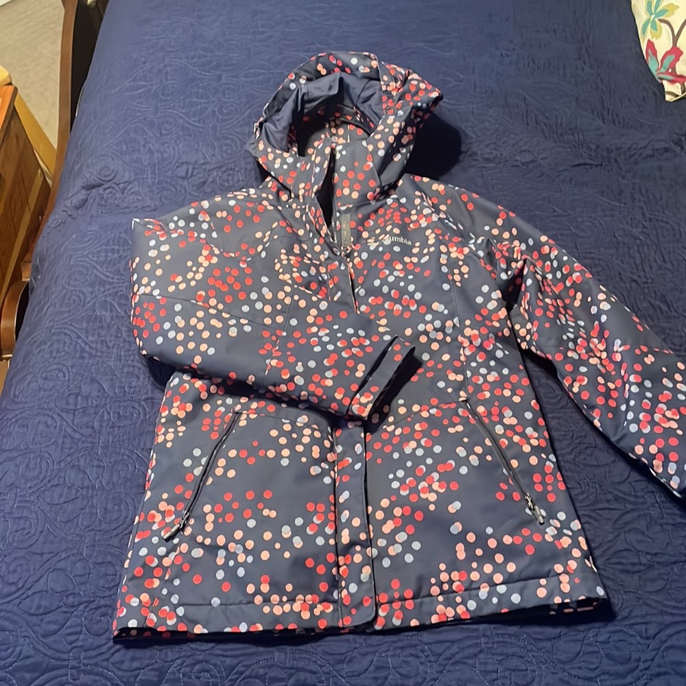 Girls large Columbia ski coat.